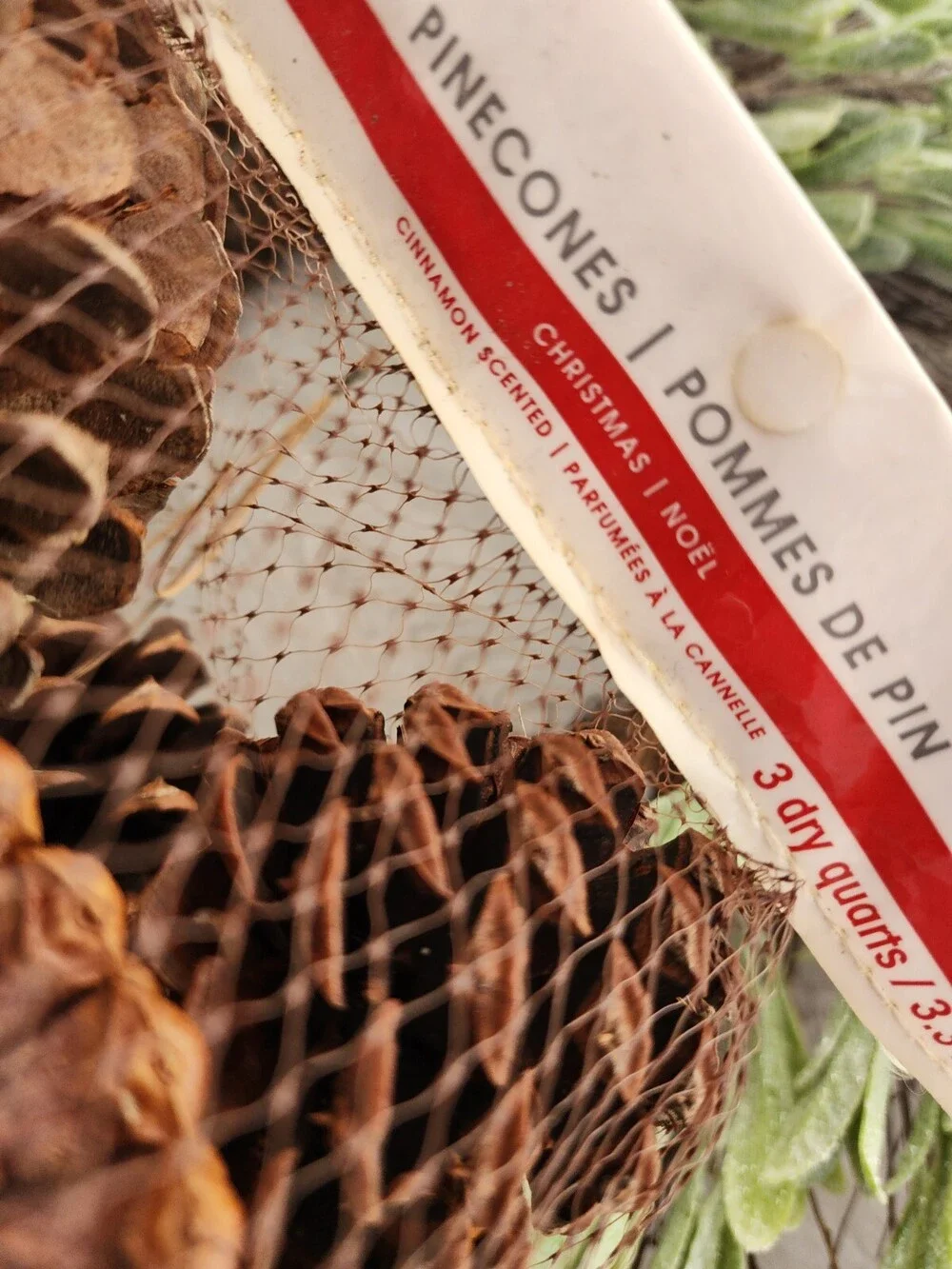 Pinecones Ashland Crafting Christmas Cinnamon Scented 3 Dry Quarts Bag NEW